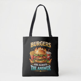 Hamburgers Zijn Altijd Het Antwoord Tote Bag