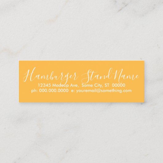 hamburgerscript mini visitekaartje (Achterkant)