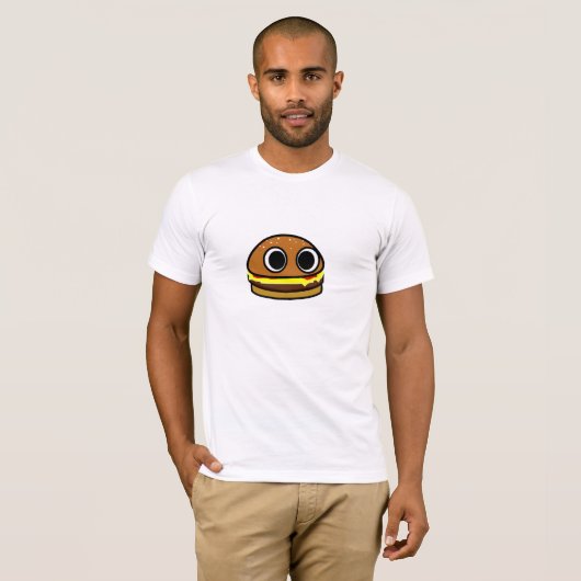 hamburgershirt t-shirt (Voorkant volledig)