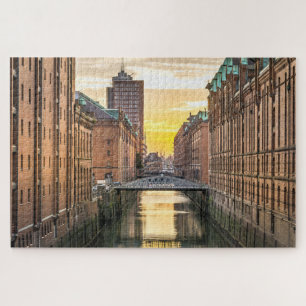Hamburgse architectuur legpuzzel