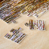 Hamburgse mijlpaal Wasserschloss, Duitsland. Legpuzzel (Zijkant)