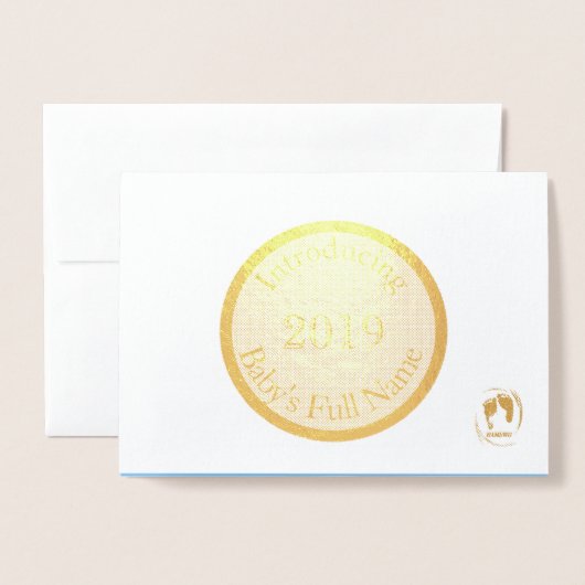 HAMbWG - Aankondiging Baby (Voorkant met envelop)