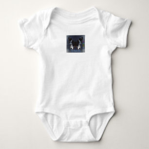 HAMbWG-Baby - Meisjesorganisch - Blauwe vlinder Romper