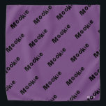 HAMbWG - Bandana - Uw woorden of naam<br><div class="desc">HAMbyWhiteGlove - Uw woorden met elke kleur achtergrond!</div>