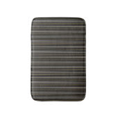 HAMbWG - Bath Matt - Blk Br Stripe 2b Badmat (Voorkant Verticaal)