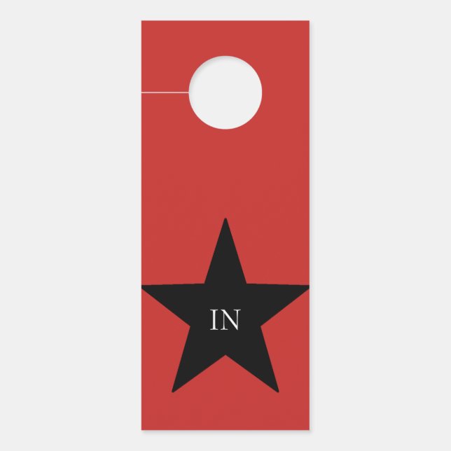 HAMbWG - Bericht deurknop - Ster Deurhanger (Voorkant)