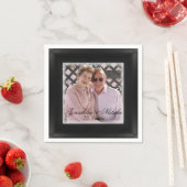 HAMbWG - Black Framed Photo Napkin Servet (Insitu)