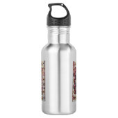 HAMbWG /Bleek Geel Water Fles Roestvrij (Achterkant)