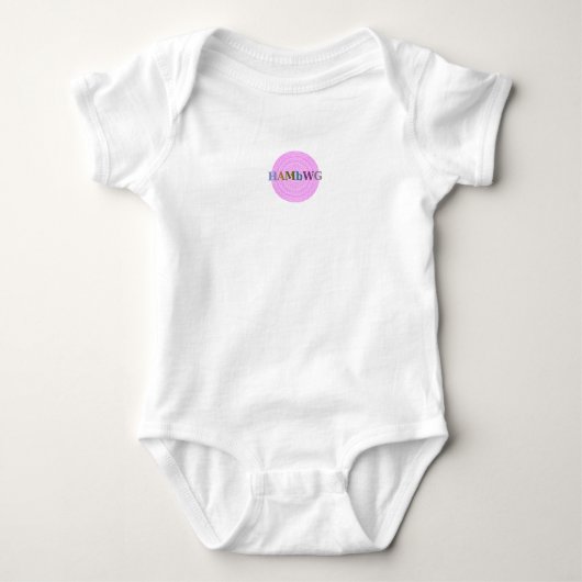 HAMbWG - Boho Baby - Lichtroze Romper (Voorkant)