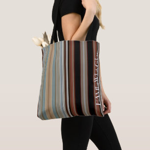 HAMbWG - Boodschappentas - Dag & Nacht Streep Tote Bag