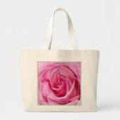 HAMbWG - Boodschappentas - Roze Roos Grote Tote Bag (Voorkant)