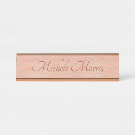 HAMbWG - Bord Desk Name - Gradiënt 2 Bureau Naambordje (Voorkant)