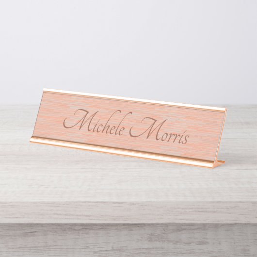 HAMbWG - Bord Desk Name - Gradiënt 2 Bureau Naambordje (Voorkant)