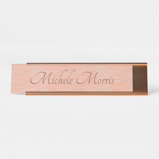 HAMbWG - Bord Desk Name - Gradiënt 2 Bureau Naambordje (Voorkant)