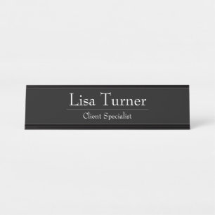 HAMbWG - Bord Desk Name - Naam en titel Bureau Naambordje