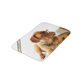 HAMbWG - Bulldog met bril - Bath Mat (Gekanteld)