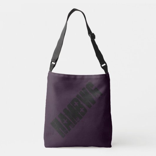 HAMbWG - Canvas tas - Black HAMbWG-Logo (Achterkant)