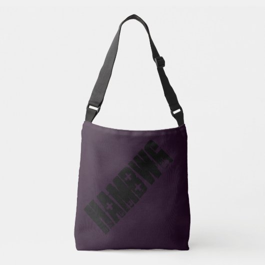 HAMbWG - Canvas tas - Black HAMbWG-Logo (Voorkant)