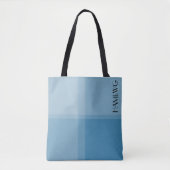 HAMbWG-Canvas tas - Blauwe speldenband (Voorkant)
