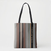 HAMbWG - Canvas tas - Dag & Night Stripe (Voorkant)
