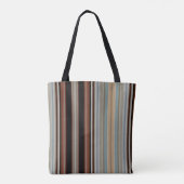 HAMbWG - Canvas tas - Dag & Night Stripe (Achterkant)