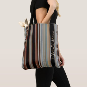 HAMbWG - Canvas tas - Dag & Night Stripe