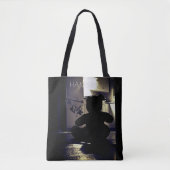 HAMbWG - Canvas tas - Gothic Teddy (Voorkant)