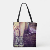 HAMbWG - Canvas tas - Hoge Topjes (Achterkant)
