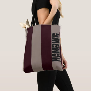 HAMbWG - Canvas tas - Pomegranite Red w HAMbWG Log