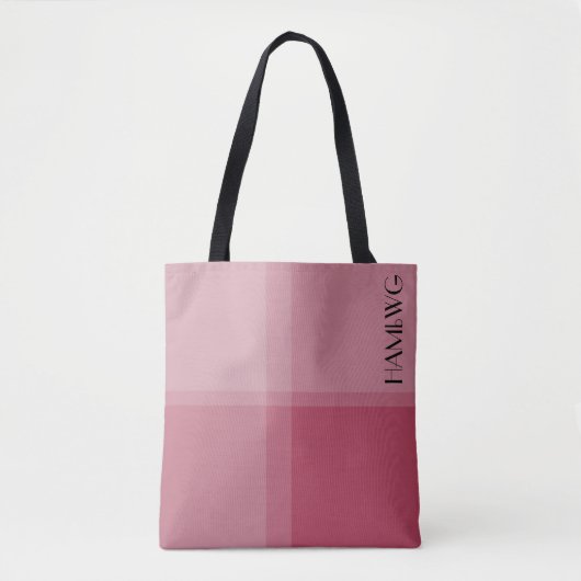 HAMbWG-Canvas tas - Roos speldenband (Voorkant)