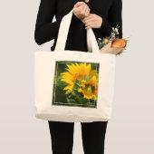 HAMbWG - Canvas tas - Zonnebloem (Voorkant (product))