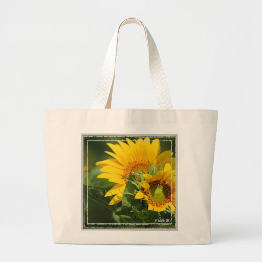 HAMbWG - Canvas tas - Zonnebloem (Voorkant)