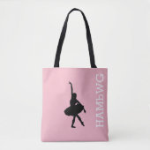 HAMbWG-canvas tassen - Ballet Dancer-ontwerp (Voorkant)