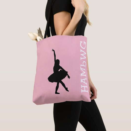 HAMbWG-canvas tassen - Ballet Dancer-ontwerp (Dichtbij)