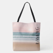 HAMbWG - Canvas tassen - Roze zonnebank aan de str (Achterkant)