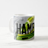 HAMbWG - Coffee-Mok - IJzer met Logo Koffiemok (Voorkant links)
