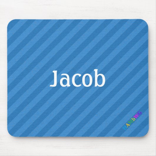 HAMbWG - Computer Mouse - Blauw diagram Muismat (Voorkant)