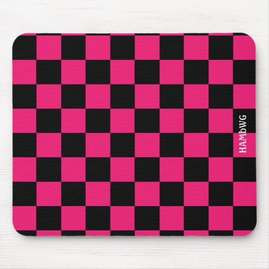 HAMbWG - Computer Mouse - Checker Muismat (Voorkant)