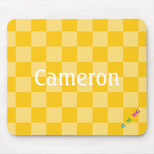 HAMbWG - Computer Mouse - Gele controleur Muismat (Voorkant)