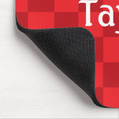 HAMbWG - Computer Mouse - Red Checker Muismat (Hoek)