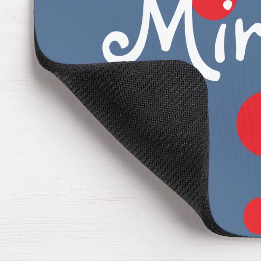 HAMbWG - Computer Mouse - Red Polka Dots Muismat (Hoek)