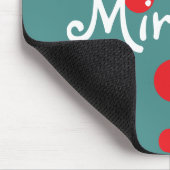 HAMbWG - Computer Mouse - Red Polka Dots Muismat (Hoek)