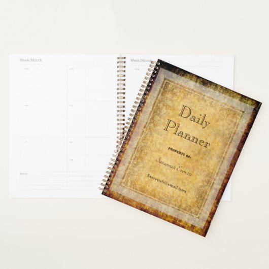 HAMbWG - Dagelijkse planner - Antiek (Display)