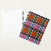 HAMbWG - Dagelijkse planner - Oranje/roze plaid (Display)