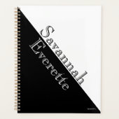HAMbWG - Dagelijkse planner - Zwart & Wit (Voorkant)