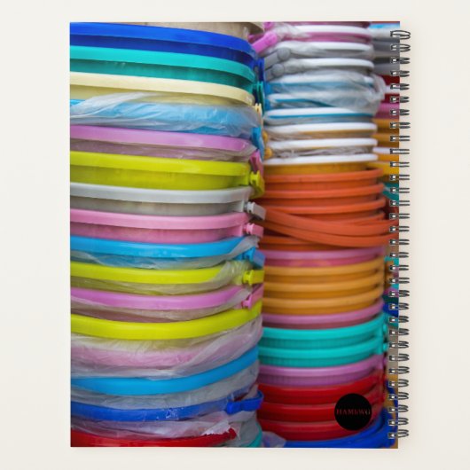 HAMbWG - Daily Planner - Kleurrijke emmers (Achterkant)