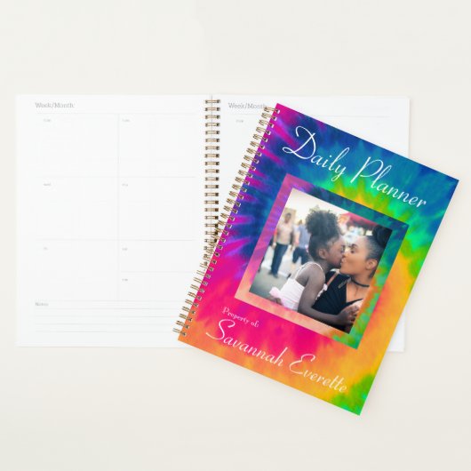 HAMbWG - Daily Planner - Tie Dye - Foto met kleur (Display)