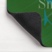 HAMbWG - Deep Green Swirl Monogram Muismat (Hoek)