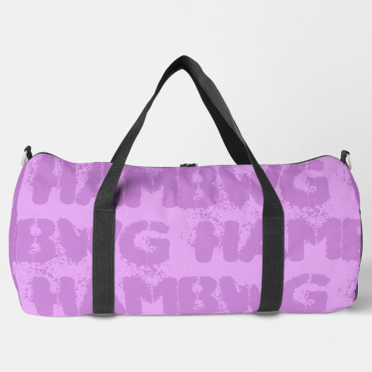 HAMbWG- Duffle Gym Bag, Violet Paarse Duffle Bag Plunjezak (Voorkant)