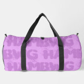 HAMbWG- Duffle Gym Bag, Violet Paarse Duffle Bag Plunjezak (Achterkant)